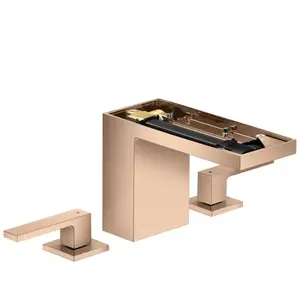 hansgrohe Axor MyEdition A Robinet lavabo 3 trous 150 mm, avec vidage, sans plaque, poli or rose