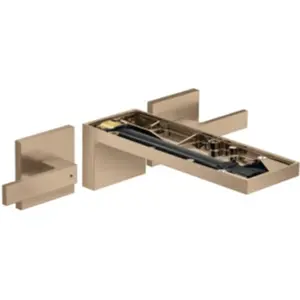 hansgrohe Axor MyEdition kit complet Mitigeur lavabo 3 trous, brossé or rouge
