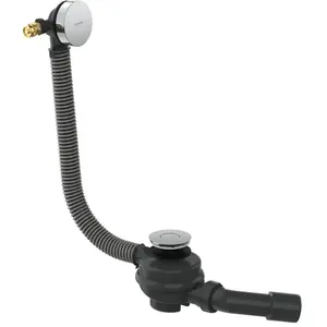 hansgrohe Flexaplus Garniture de vidage et de trop-plein, set complet,... pas cher