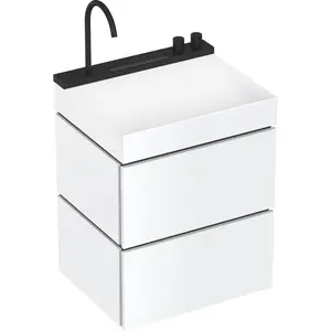 hansgrohe Xilesa E Meuble sous-vasque, 2 tiroirs, 54293700, pas cher