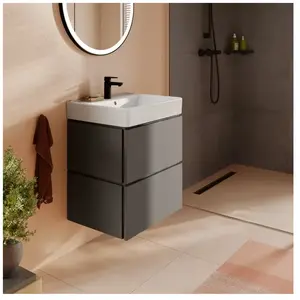 hansgrohe Xilesa E Meuble sous-vasque, 2 tiroirs, 54254760, pas cher