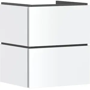 hansgrohe Xilesa E Meuble sous-vasque, 2 tiroirs, 54292700, pas cher