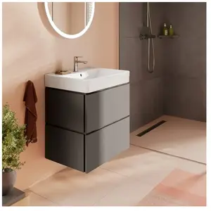 hansgrohe Xilesa E Meuble sous-vasque, 2 tiroirs, 54294760, pas cher