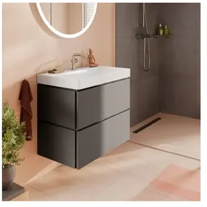 hansgrohe Xilesa E Meuble sous-vasque, 2 tiroirs, 54296760, pas cher