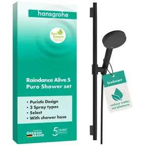 hansgrohe Raindance Alive Select S Set de douche, 3 jets, 24602670,Vendu paramazon