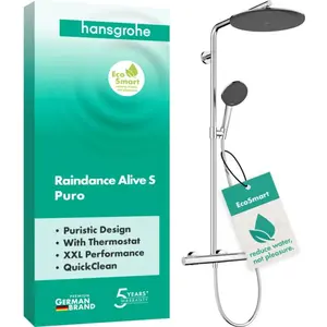 hansgrohe Raindance Alive S Colonne de douche avec mitigeur thermostat... pas cher