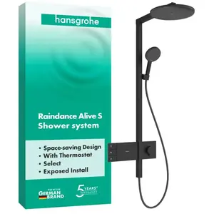 Comparateur de prix : Hansgrohe - Raindance Alive s système de douche 300 2jet avec