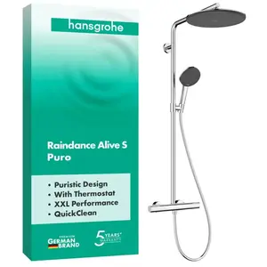 Hansgrohe - Raindance Alive s puro système de douche 300 1jet avec pas cher