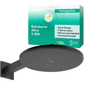 hansgrohe Raindance Alive S Set de douche de tête, 2 jets, 24541340, pas cher