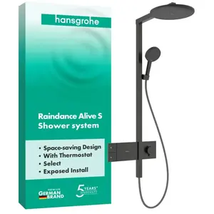 hansgrohe Raindance Alive S Colonne de douche avec mitigeur thermostat... pas cher