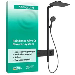 Comparateur de prix : Raindance Alive q système de douche 210/340 1jet avec - Hansgrohe