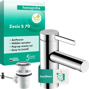 hansgrohe Zesis S Mitigeur de lavabo 70 CoolStart, 74710000, 70 pas cher