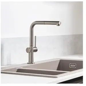 hansgrohe LivaFine Mitigeur de cuisine pivotant avec douchette extract... pas cher