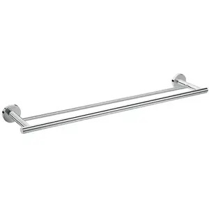Comparateur de prix : HANSGROHE Double barre Porte-serviette chromé Logis Universal