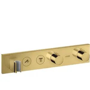 hansgrohe Axor Select Set de montage prêt UP Thermostat, 2 sorties, or... pas cher