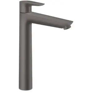 Comparateur de prix : Talis e - Mitigeur de lavabo, chrome noir brossé 71717340 - Hansgrohe