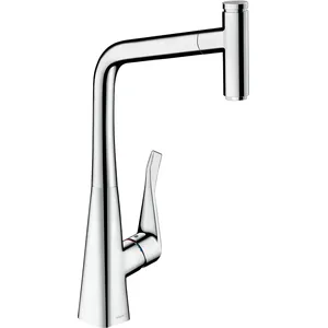 hansgrohe Metris Select M71 Mitigeur de cuisine pivotant, avec douchet... pas cher
