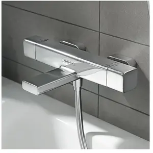 Comparateur de prix : hansgrohe Ecostat E Mitigeur thermostatique, pour baignoire, 15774000,