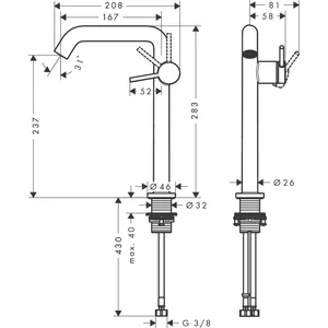 Hansgrohe 73370340 Wtm 240 Tecturis S Fine Coolstart pas cher