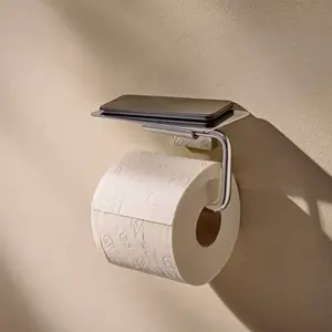 hansgrohe AddStoris S Dérouleur de papier toilette, 41789000, pas cher