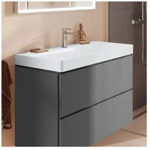 hansgrohe LivaFine Lavabo mural, avec 1 trou de robinetterie l: 100 H:... pas cher