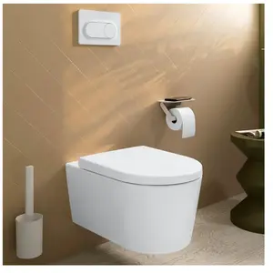 hansgrohe LivaFine Cuvette suspendue avec AquaHelix Flush L: 54 l: 36 ... pas cher