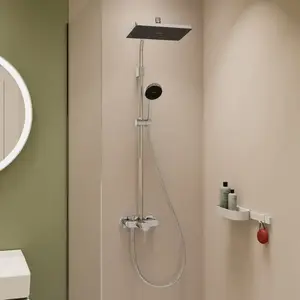 Hansgrohe 28747000 Activera Q Showerpipe 290/180 1jet pas cher