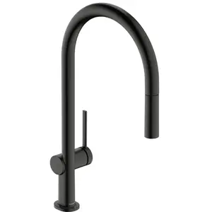 hansgrohe Talis M54 Mitigeur de cuisine pivotant, avec douchette extractible, 72802340, pas cher