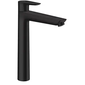 Mitigeur lavabo Talis E 240, avec tirette et vidage noir mat Hansgrohe pas cher
