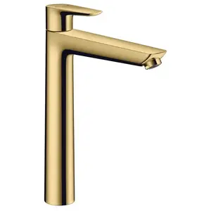 Hansgrohe Mitigeur lavabo Talis E 240, avec tirette et vidage aspect doré poli