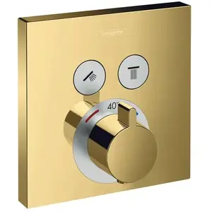 Comparateur de prix : Hansgrohe ShowerSelect Thermostat encastré pour 2 sorties, 15763990