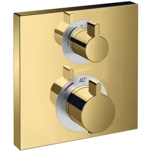 Comparateur de prix : Hansgrohe Ecostat Square Thermostat encastré, pour 2 sorties, 15714990