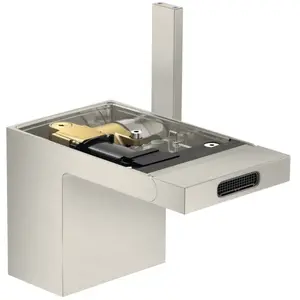 hansgrohe Mitigeur monocommande bidet Axor MyEdition A 121 mm, avec vidage poussoir, sans plaque, chromé
