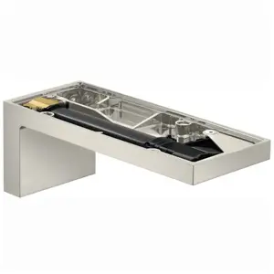 hansgrohe Axor MyEdition A Bec de baignoire 176 mm, acier inoxydable optique, sans plaque