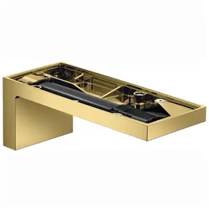 hansgrohe Axor MyEdition A Bec de baignoire 176 mm, montage mural, sans rosace, or poli optique