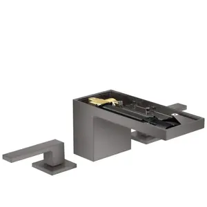 hansgrohe Axor MyEdition A 3 trous Robinet lavabo 151 mm, bleu, avec vidage poussoir, sans plaque pas cher