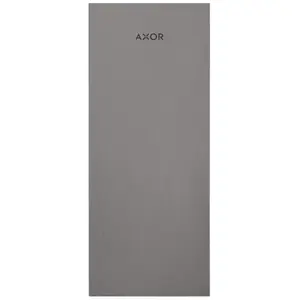 hansgrohe Plaque Axor MyEdition 200x82mm, chrome noir brossé, métal