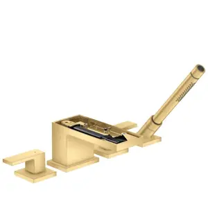hansgrohe Set complet Axor MyEdition robinet 4 trous, sans plaque, brossé or optique