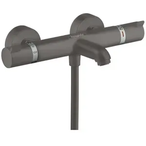 Comparateur de prix : Hansgrohe Mitigeur bain douche thermostatique Ecostat Comfort noir chromé brossé