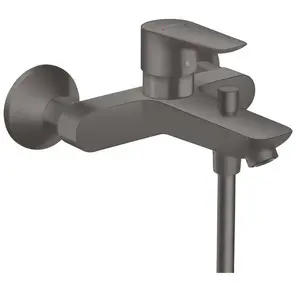 Hansgrohe Talis E - Mitigeur de baignoire, noir chromé brossé 71740340