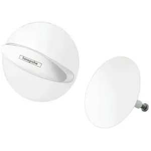Set de finition vidage baignoire HANSGROHE Flexaplus blanc matVendu paramazon