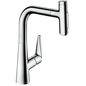 Comparateur de prix : Hansgrohe Robinet de cuisine avec douchette Talis Select M51 220 2 jets chromé