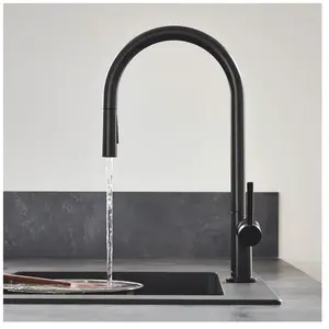 Comparateur de prix : Hansgrohe Robinet de cuisine avec douchette Talis M54 210 sBox 2 jets noir mat TU