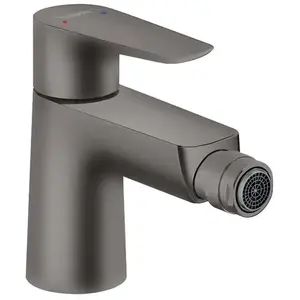 Hansgrohe talis e mitigeur bidet noir brossé, avec tirette et vidage (71720340) pas cher