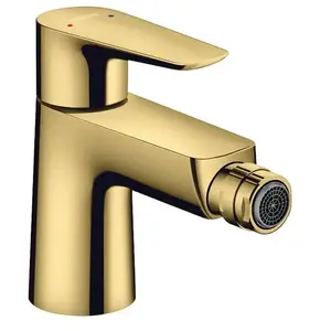 Mitigeur bidet, avec tirette et vidage aspect doré poli Hansgrohe pas cher