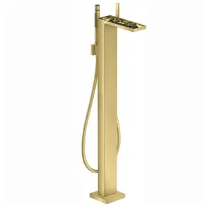 hansgrohe Mitigeur monocommande baignoire Axor MyEdition A 196 mm, sur pied, sans plaque, brossé bronze