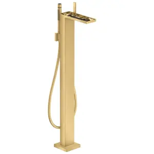 hansgrohe Mitigeur monocommande baignoire Axor MyEdition A 196 mm, sol, sans plaque, or brossé optique