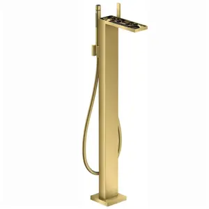 hansgrohe Mitigeur monocommande baignoire Axor MyEdition A 196 mm, sol, sans plaque, or poli opt