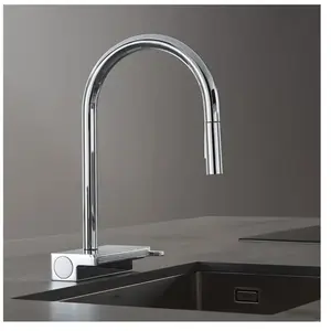 Comparateur de prix : Hansgrohe Robinet de cuisine avec douchette Aquno Select M81 170 3 jet...