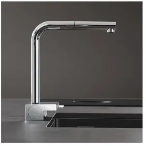 Comparateur de prix : Hansgrohe Robinet de cuisine avec douchette Aquno Select M81 250 2 jets chromé